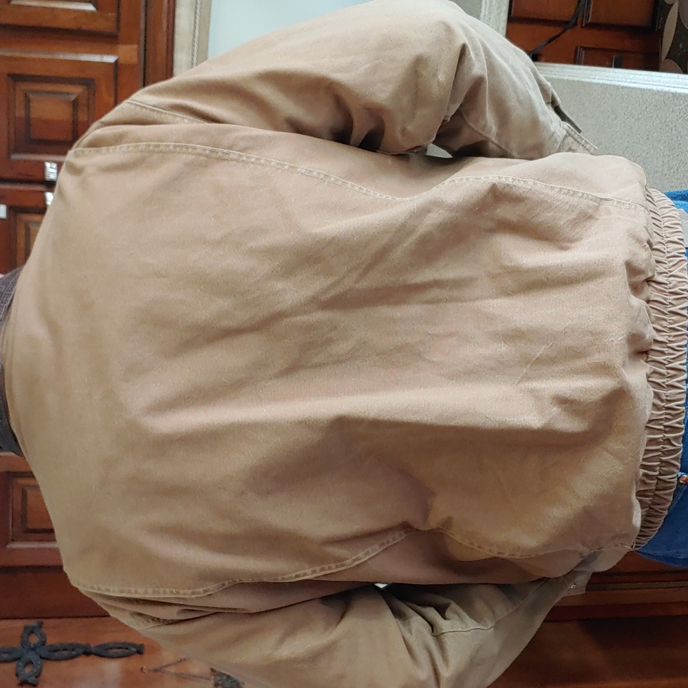 Bulwark Flame Resistant Brown Duck Bomber Jacket Size XL - Picture 2 of 14